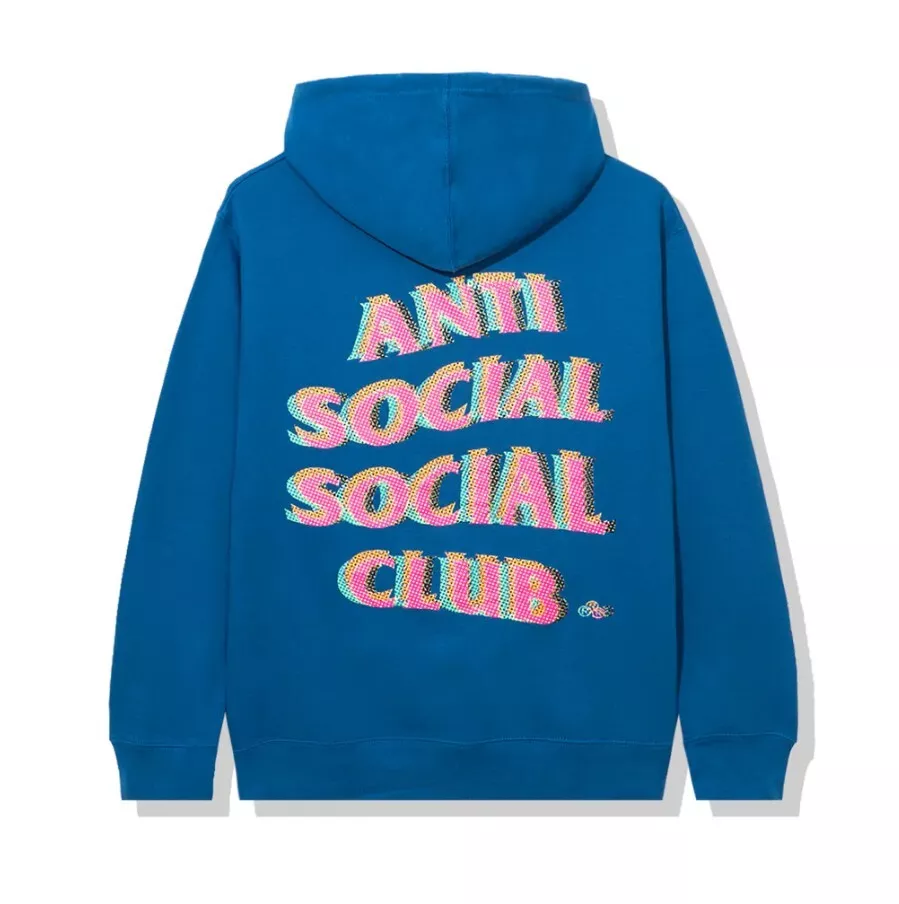 Anti social social club hoodie purple sales