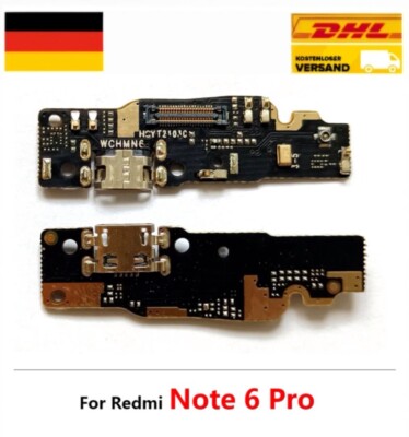 Xiaomi Redmi Note 6 Pro Ladebuchse Dock Connector Mikrofon USB Charging PORT