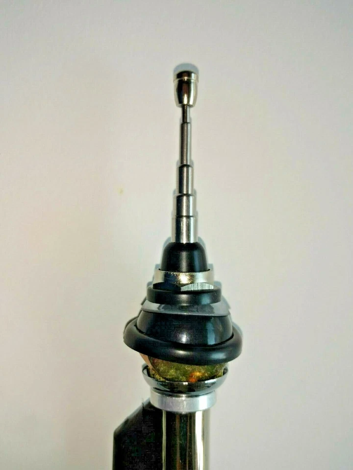Radio Antenna Aerial MG TC TD TF MGA MGB Midget AM FM Chrome Mast Car Stereo NEW - Image 3 of 4