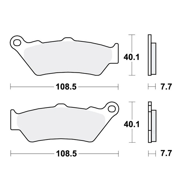 TRW SV BremsbeläGe Passend Vorn FüR BMW G 650 Xcountry Bj. 2007-2010-image