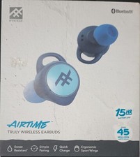 NEW IFROGZ AIRTIME TRULY WIRELESS EARBUDS in BLUE
