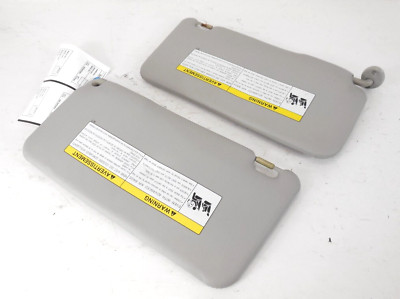 Suzuki SX4 Sun Shade Visor Pair Left Right W/O Illuminated OEM 2007-2013