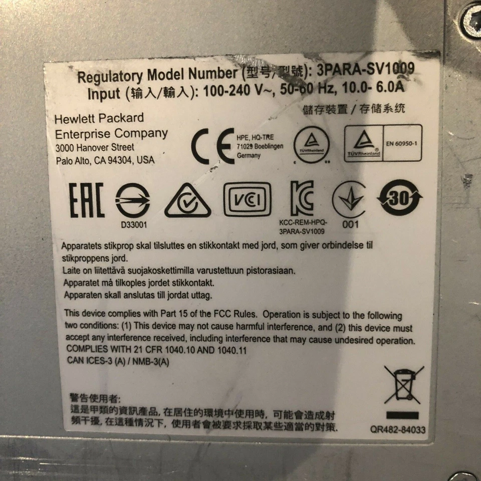 HP 756484-001 Drive Enclosure 3PARA-SV1009 c/w 24 Caddies - Image 4 of 4
