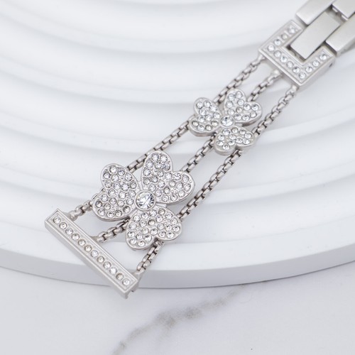 For Huawei Watch 3Pro/GT3GT2 Ladies Bling Band Diamond Bracelet Steel Strap 22mm - Picture 5 of 18