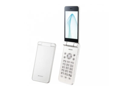SHARP AQUOS SH-N01  Flip Phone White Unlocked Android NEW from Japan