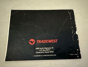 Double Dragon 1988 NES Nintendo Game Instructional Manual Only NES Tradewest