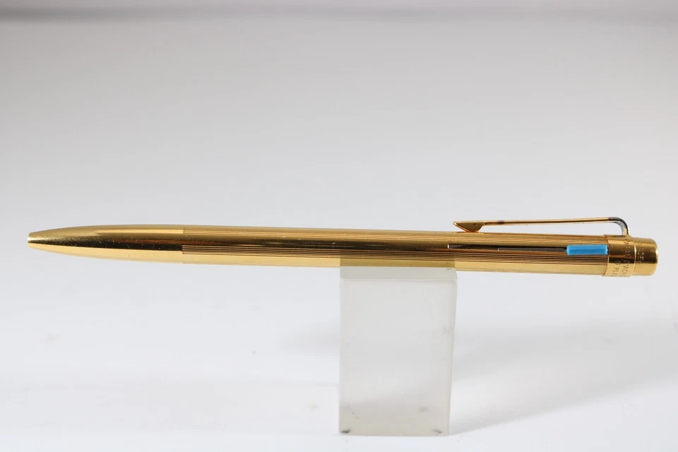 Vintage Caran d'Ache No. 48b Bi-Color Gold Plated Ballpoint Pen Cased & Refills - Image 3 of 4