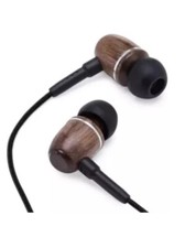 Onyx ELO Premium Genuine Wood In-ear Noise-isolating Headphones Black NEW