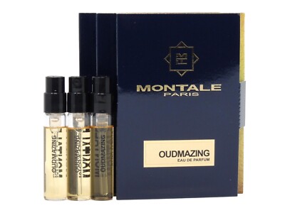 MONTALE PARIS OUDMAZING EDP 2.0ml .06fl oz x 3 COLOGNE PERFUME SPRAY SAMPLES