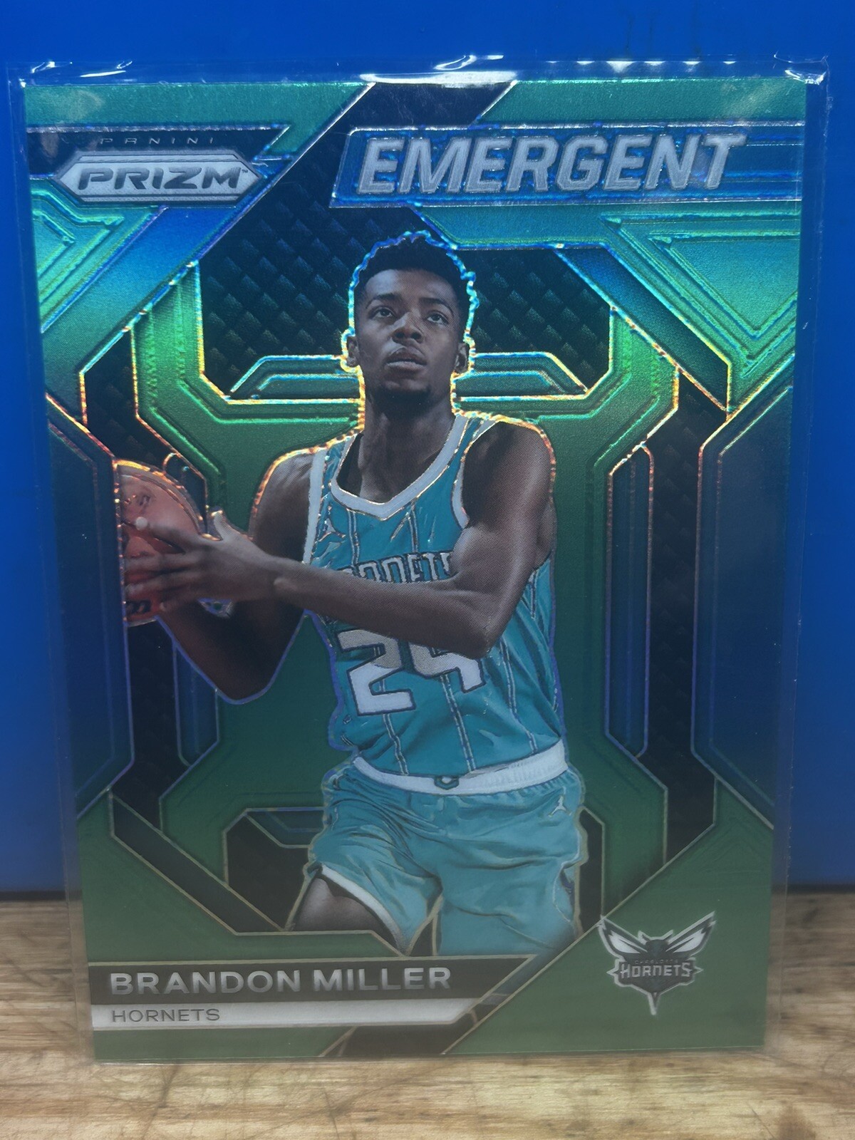 2023-24 Panini Prizm Emergent Green Brandon Miller #17