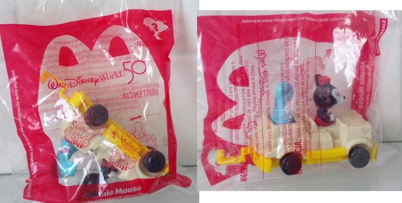 2022 McDonald's Happy Meal Disney 50th Minnie Mouse At The Dinosaur Attraction