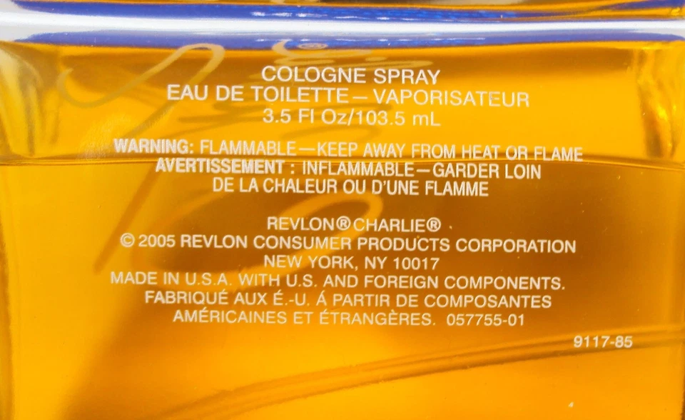 Eau de Toilette Spray Vintage Charlie by Revlon 3.5 OZ / 103.5 ml NUEVO con CAJA Foto 4 de 4