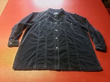 Vintage Venezia Jeans Clothing Co. Blue Button Up Shirt 18/20 Hong Kong