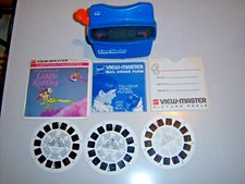 HTF RARE VIEW MASTER LIDDLE KIDDLE DOLL REELS PACKET  VTG BLUE VIEW MASTER TOY