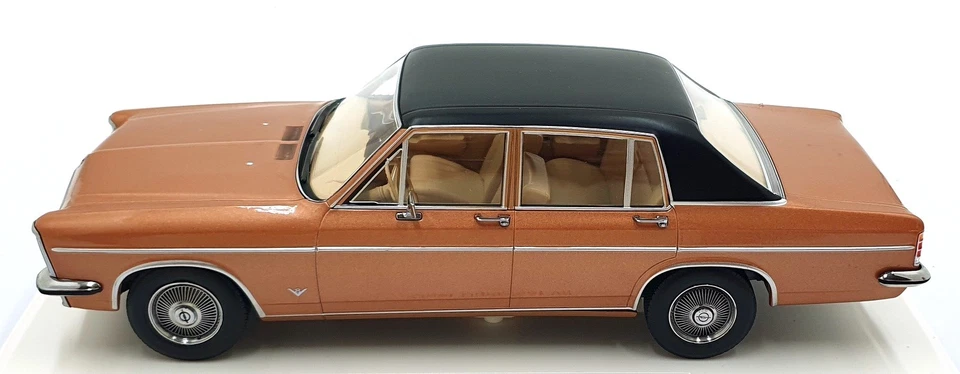 Norev 1/18 Scale Diecast 183689 - 1969 Opel Diplomat V8 - Met. Copper/Red - Image 4 of 4