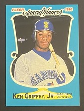 1990 FLEER KEN GRIFFEY JR #16 AWARD WINNERS SEATTLE MARINERS HOF