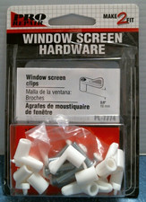 Prime-Line Window Screen Clips, 12 pk. , White PL-7774 FS