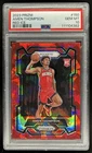 2023-24 Panini Prizm Amen Thompson RC Prizm Red Ice Rookie #150 Rockets PSA 10