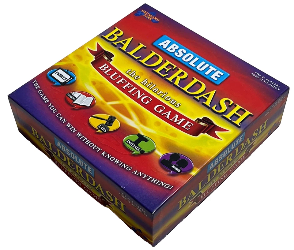 ABSOLUTE BALDERDASH : The Bluffing Game - By Drumond Park - New Sealed Contents - Image 4 of 4