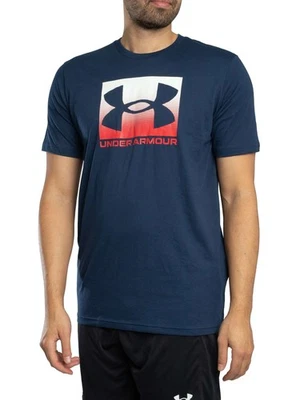 Under Armour Herren Lose verpacktes Sport-Grafik-T-Shirt, Blau - Bild 1 von 4