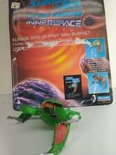 Star Trek The Next Generation Innerspace Klingon Bird of Prey Mini Playset