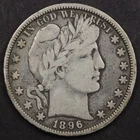 1896-O 50c Barber Half Dollar - Fine