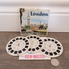 Vintage View-Master C277 London England 3 Reel Pack Set - 21 Stereo Pictures