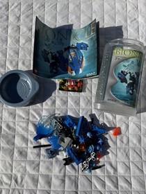 LOT Set 15 Lego Bionicle Figures W/original Cannisters & Instructions. As Is.