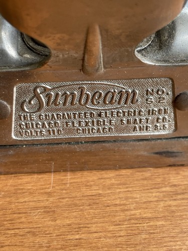 SUNBEAM NO. S2 ELEKTRISCHES BÜGELEISEN (AB) - Bild 3 von 6
