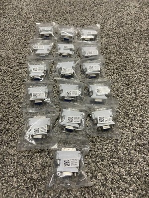 LOT OF (16) New Dell DP/N 0J8461 Male DVI-I Single Link to VGA Video Adapter