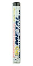Metal Epoxy Putty 4 oz Stick, Gray - Tool-Free Repair, Cures in 60 Min