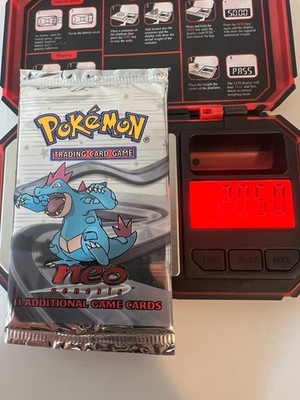 Pokemon Neo Genesis Booster Pack Unlimited 20.50 HEAVY? | eBay