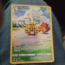 Electivire Crown Zenith: Galarian Gallery GG08/GG70 Holo Holo Rare + Top Loader