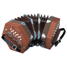 Hohner D40 Concertina Concertina Hohner 49Key D40GC 40 Key Natural