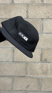 Only NY Black Fleece Bucket Hat with Adjustable Strap