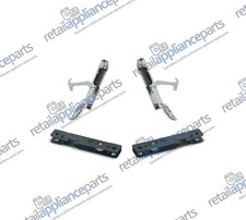 Genuine Ilve 600mm oven door hinges assembly with supports 15022001