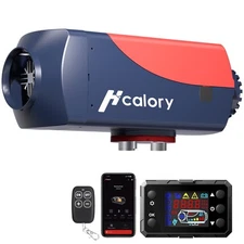 Hcalory Air Diesel Heater 8KW bluetooth LCD Thermostat For 12V&24V Car Truck RV