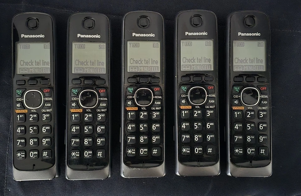 Panasonic KX-TG7641 DECT 6.0 Link-to-Cell Bluetooth 5 Handsets Cordless Phone  - Image 3 of 4