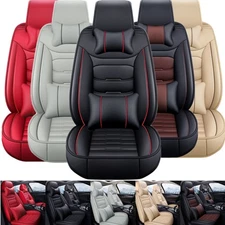 For Lexus Leather Car Seat Covers 5-Seats Front Rear Full Set Protectors Pad Mat