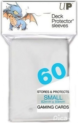 Ultra PRO 60 Small Sleeves CLEAR TRANSPARENT Karten-Hüllen YuGiOh! 62 x 89mm