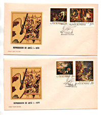 FDC Romania, Romania, 1970 Hunting Motifs, Mi 2876-2881 and Block 78 Complete Set