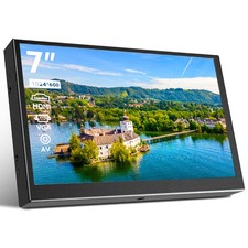 7" Eyoyo Small Monitor 1024x600 LCD Screen Display HDMI/VGA/AV Video for PC DVD