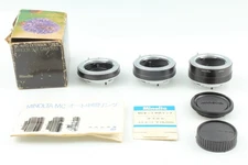 [MINT] Minolta MC Auto Extension Tubes 14mm 21mm 28mm Boxed from JAPAN