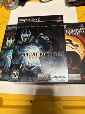 Midway Mortal Kombat: Deception Premium Pack PS2 CIB Bonus Disc Playstation 2