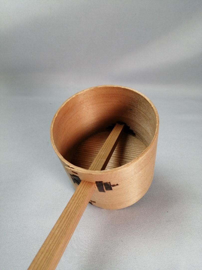 Tea utensils sloping ladle Mizuya set length 47cm wooden