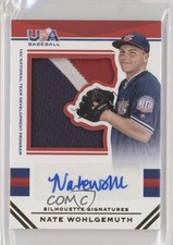 2017 USA Baseball Stars & Stripes Jersey Prime 17/25 Nate Wohlgemuth Auto 0i76