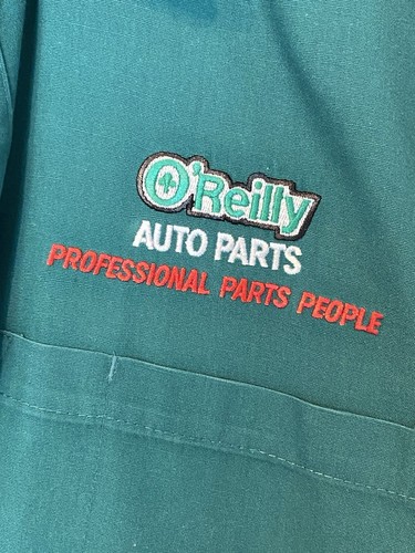 O’Reilly Auto Parts Shirt Men's Large Garage Mechanic Shop Embroidered “Billy” - Picture 5 of 8