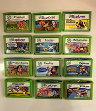 LeapFrog Explorer LeapPad Learning Games Lot of 12 Disney Marvel Sesame Street