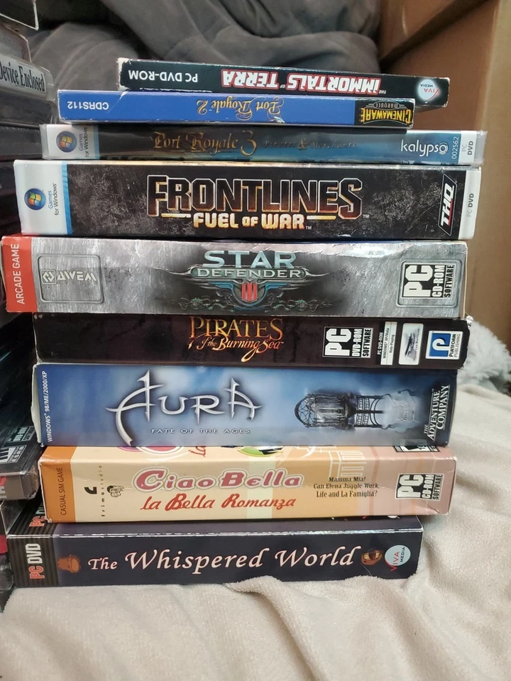 Lot Of 45 PC Games - Just Cause / Splinter Cell / Simulator / Puzzles Etc. New - Image 4 of 4