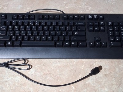 Lenovo USB Wired Black Desktop Keyboard,  OOXH688